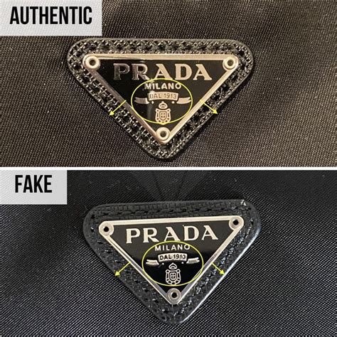 how can you tell real prada from fake|genuine prada purse.